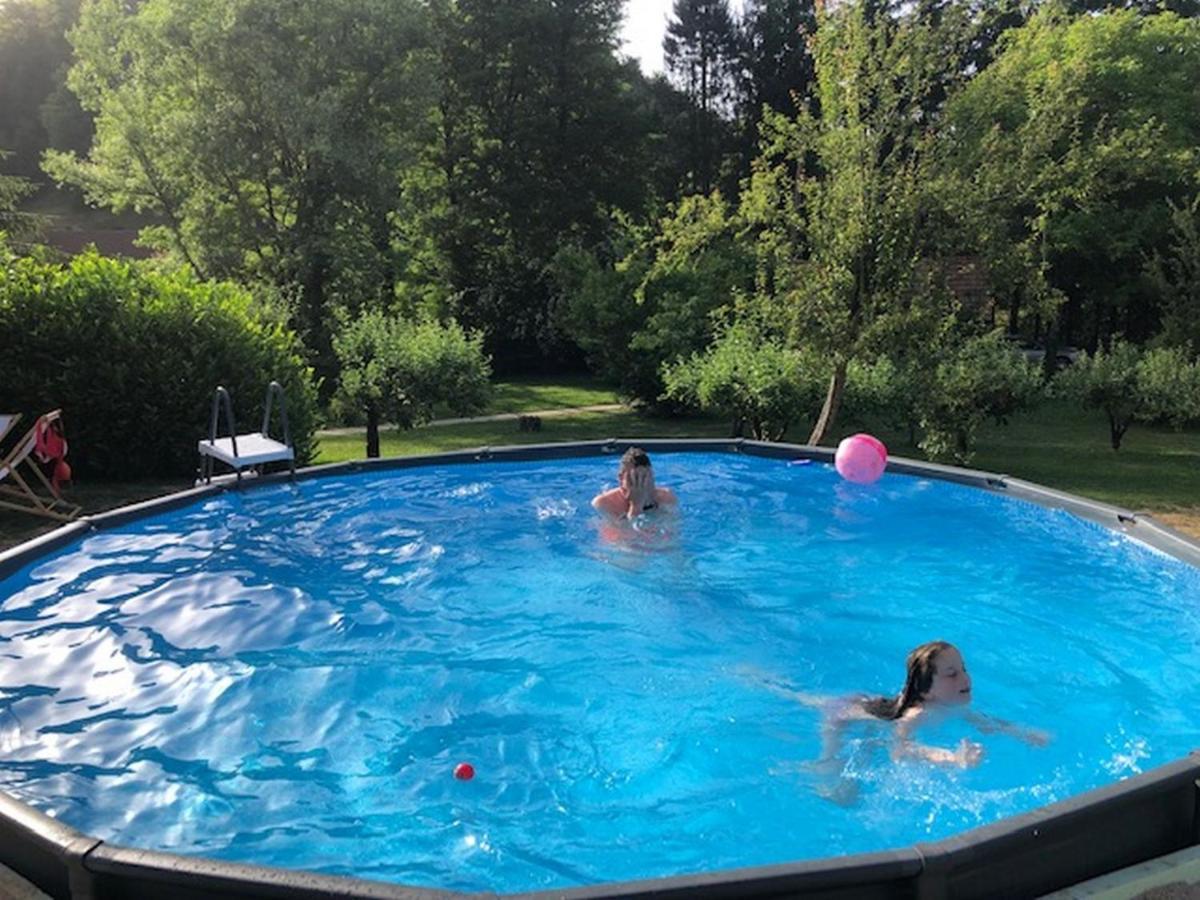 Wooden Cabin Zurej With Hot Tub Bukovje v Babni Gori Exteriör bild